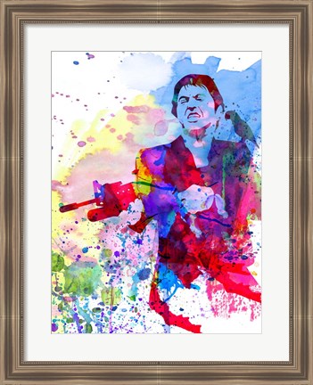 Framed Scar Watercolor Print