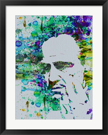 Framed Godfather Watercolor Print