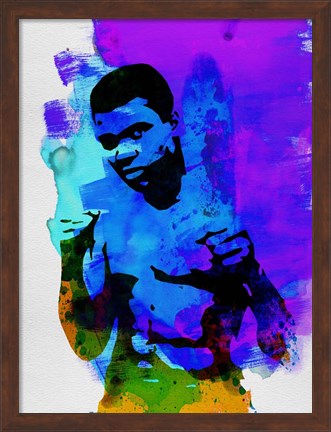 Framed Ali Watercolor Print