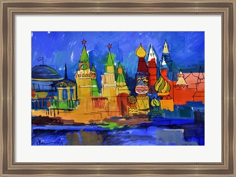 Framed Moscow Print