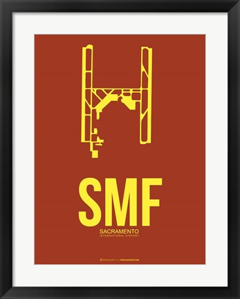 Framed SMF Sacramento 1 Print