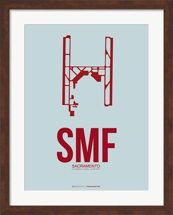 Framed SMF Sacramento 2 Print