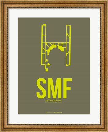 Framed SMF Sacramento 3 Print