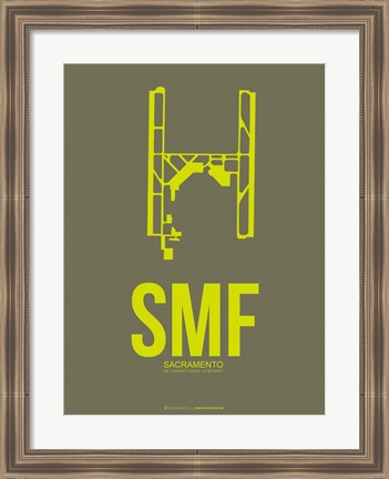 Framed SMF Sacramento 3 Print