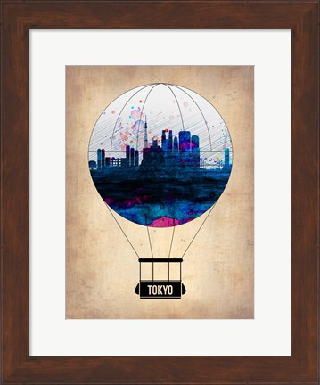 Framed Tokyo Air Balloon Print