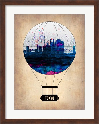 Framed Tokyo Air Balloon Print