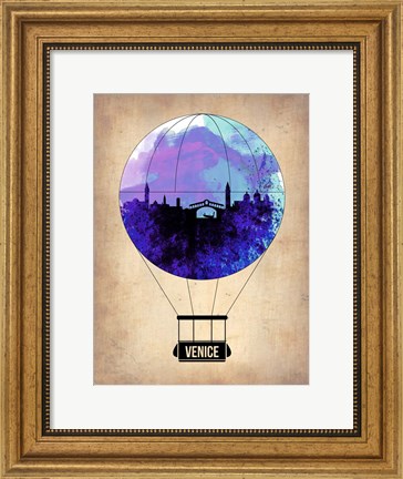 Framed Venice Air Balloon Print