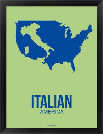 Framed Italian America 1 Print