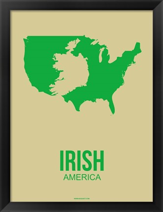 Framed Irish America 2 Print