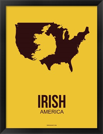 Framed Irish America 3 Print