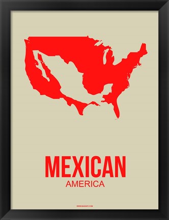 Framed Mexican America 1 Print