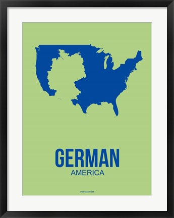 Framed German America 1 Print