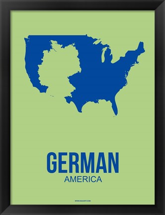 Framed German America 1 Print