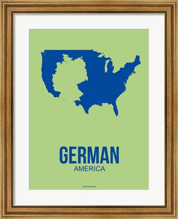 Framed German America 1 Print