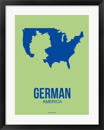 Framed German America 1 Print