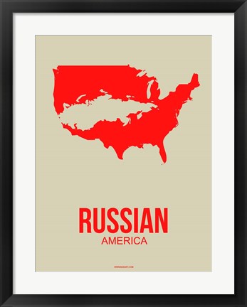 Framed Russian America 1 Print