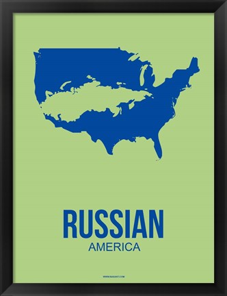 Framed Russian America 3 Print