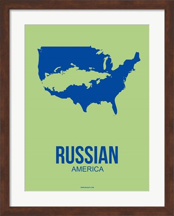 Framed Russian America 3 Print