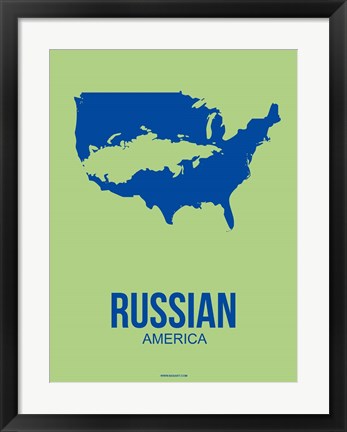 Framed Russian America 3 Print