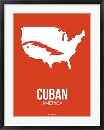 Framed Cuban America 2 Print