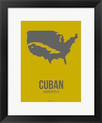 Framed Cuban America 3 Print