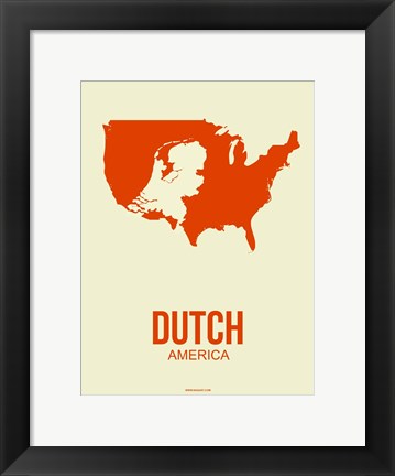 Framed Dutch America 1 Print