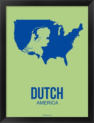 Framed Dutch America 3 Print