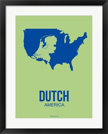 Framed Dutch America 3 Print