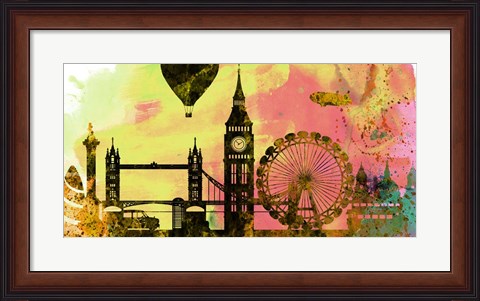 Framed London City Skyline Print