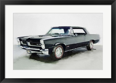 Framed 1966 Pontiac GTO Print