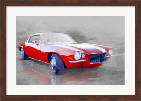 Framed 1970 Chevy Camaro Print