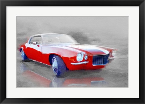 Framed 1970 Chevy Camaro Print