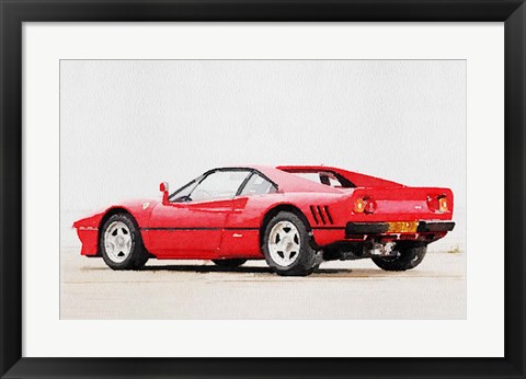 Framed 1980 Ferrari 288 GTO Print