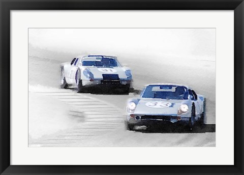 Framed Porsche 904 Racing Print