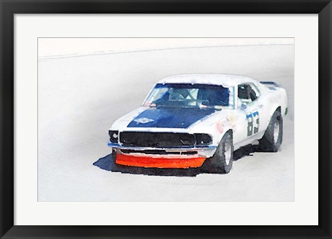 Framed Chevy Camaro Monterey Print