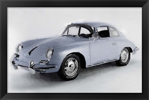 Framed 1964 Porsche 356B Print