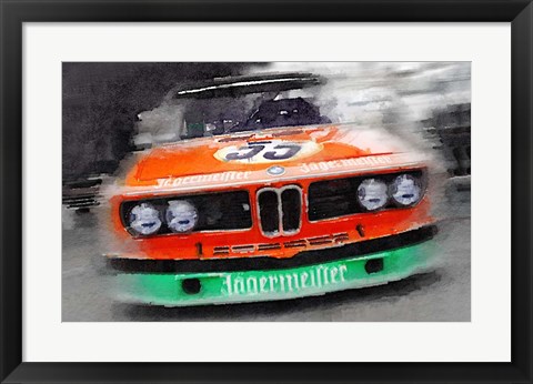 Framed BMW Front End Print