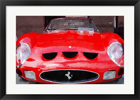 Framed 1962 Ferrari 250 GTO Front Print