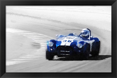 Framed Ford Shelby Cobra Laguna Seca Print