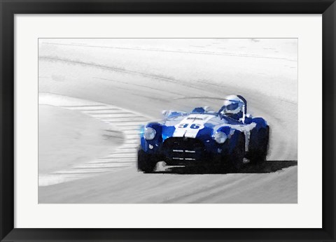 Framed Ford Shelby Cobra Laguna Seca Print