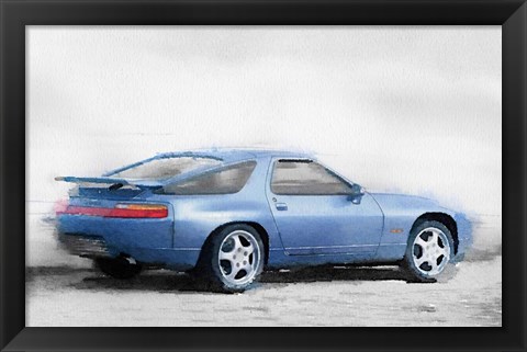 Framed Porsche 928 Print