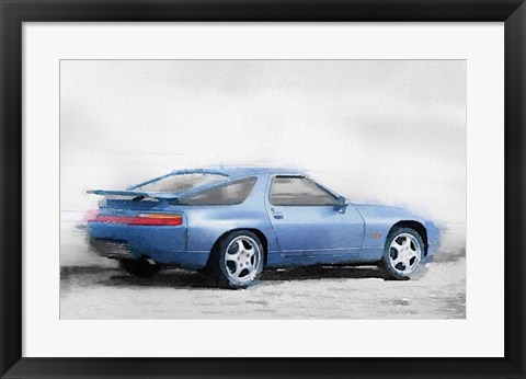 Framed Porsche 928 Print