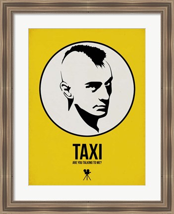 Framed Taxi 1 Print