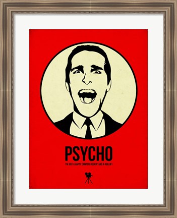 Framed Psycho 1 Print