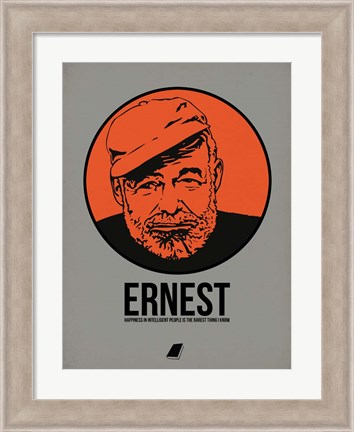 Framed Ernest 1 Print