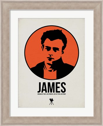 Framed James 1 Print