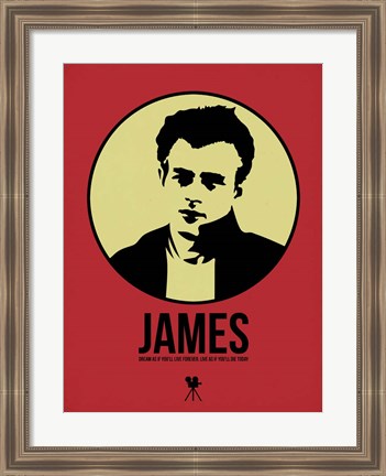 Framed James 2 Print