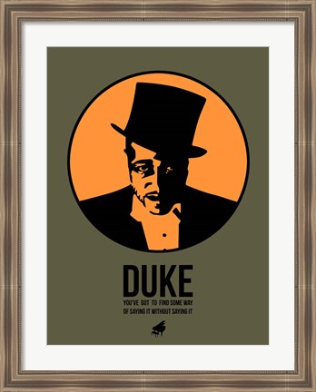 Framed Duke 2 Print