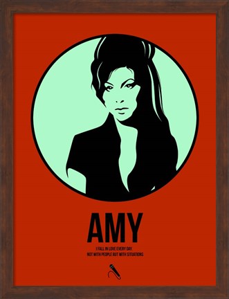 Framed Amy 1 Print