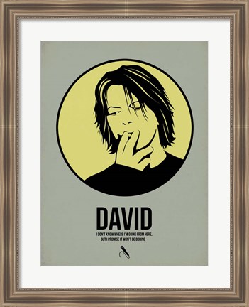 Framed David  4 Print